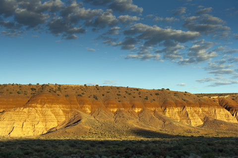 USA, Nevada, Landschaft im Cathedral Gorge State Park, lizenzfreies Stockfoto