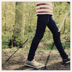 Teenage boy Nordic Walking - MSF004430