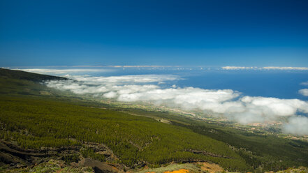 Spanien, Kanarische Inseln, Teneriffa, Blick vom Aussichtspunkt des Teide - WGF000572