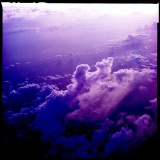 sonnenuntergang, lila, hoch, wolken, australien - LULF000023