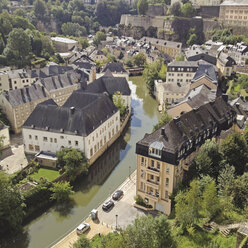 Luxemburg, Stadtbild des Stadtteils Grund - SEF000859