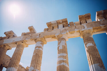 Greece, Athens, columns of Parthenon temple - EHF000079