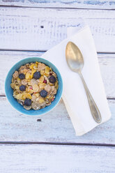 Glutenfree muesli with blueberries - LVF002604