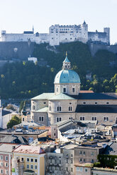 Austria, Salzburg, cityscape as seen from Kapuzinerberg - AMF003608