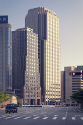 Taiwan, Taipei, Highrise buildings at city center - MEMF000689