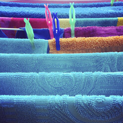 Handtücher auf der Wäscheleine - GWF003606