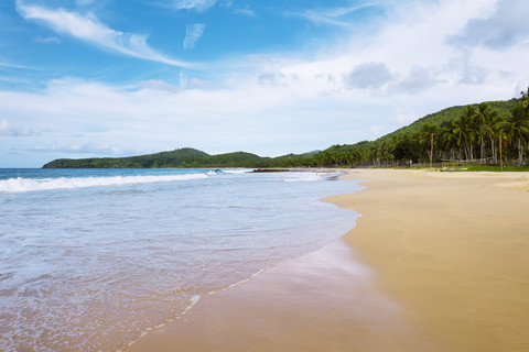 Philippines, Palawan island, Nacpan beach stock photo