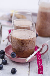 Blueberry smoothie with chia seeds - ODF001066