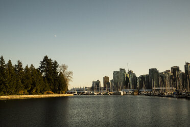 Canada, Vancouver, View at the City from Stanley Park - NGF000156