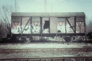 Alter Eisenbahnwagen - CSTF000796