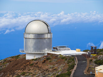 Spanien, Kanarische Inseln, La Palma, Sternwarte am Roque de los Muchachos, Nordisches Optisches Teleskop - AM003632