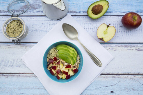 Avocado-Apfel-Müsli mit Hanfsamen - LVF002639