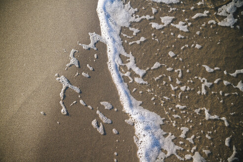 Deutschland, Ostsee, Dahme, Schaumkopf am Strand - KRPF001286