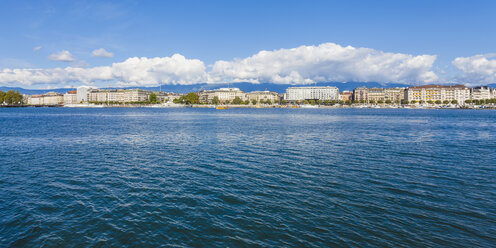 Schweiz, Genf, Stadtbild mit Genfer See - WDF002827