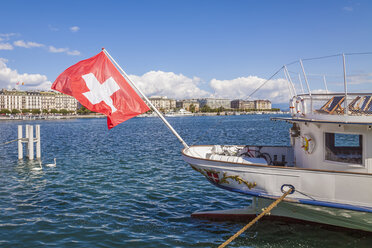 Switzerland, Geneva, Lake Geneva, paddlesteamer Savoie - WD002839
