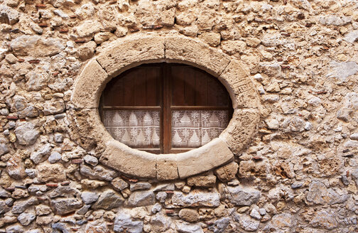 Griechenland, Monemvasia, Fenster in der Altstadt - WWF003491