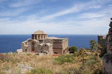 Griechenland, Monemvasia, Byzantinische Kirche Hagia Sophia - WWF003494