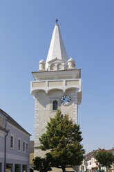 Österreich, Burgenland, Breitenbrunn am Neusiedler See, Wehrturm - SIEF006420