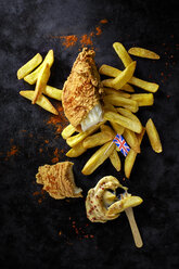 Fish and chips with mayonnaise - KSWF001404
