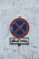 Spain, Andalusia, Tarifa, stopping restriction - KBF000307