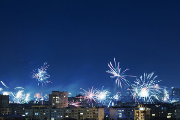 Bulgarien, Sofia, Silvester, Feuerwerk - BZF000031