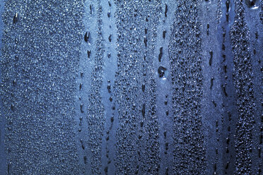 Water drops on blue surface - BZF000027