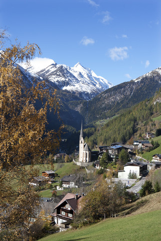 Österreich, Kärnten, Heiligenblut am Großglockner, Hohe Tauern, Großglockner, lizenzfreies Stockfoto