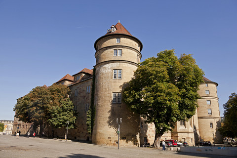 Deutschland, Stuttgart, altes Schloss, lizenzfreies Stockfoto