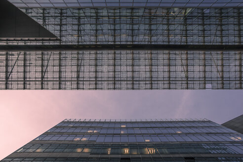 Germany, Berlin, Berlin-Mitte, Modern Architecture, Office buildings, Glass facade and steel - ZMF000361