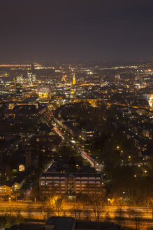 Deutschland, Dortmund, Blick vom Fernsehturm auf das Stadtzentrum - WI001383