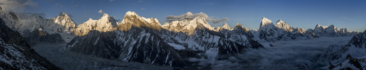 Nepal, Khumbu, Everest-Region, Everest-Kette vom Gokyo ri-Gipfel aus - ALRF000034