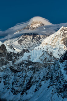 Nepal, Khumbu, Everest region, Mount Everest from Gokyo ri peak - ALRF000068