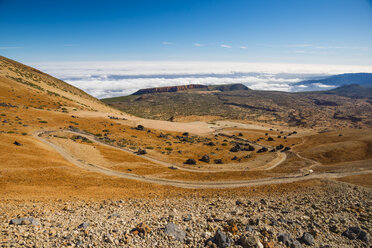 Spanien, Kanarische Inseln, Teneriffa, Pico del Teide im Teide-Nationalpark, Lavagestein, Huevos del Teide, Teide-Eier - WGF000604
