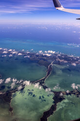 USA, Florida, aerial view of the Florida Keys - THAF001225
