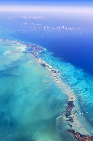USA, Florida, Luftaufnahme der Florida Keys, lizenzfreies Stockfoto
