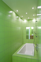 Modern green bathroom - DISF001159