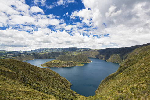 Südamerika, Ecudador, Provinz Imbabura, Ökologisches Reservat Cotacachi Cayapas, Cotacachi, Cuicocha-See, Inseln Yerovi und Teodoro Wolf - FOF007660