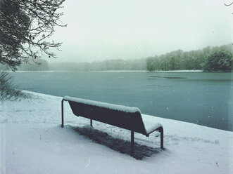 Deutschland, Köln, Winter am Decksteiner Weiher - GWF003769