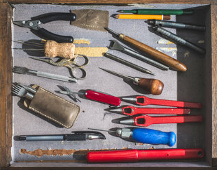 Set of tools for processing leather - DEGF000266