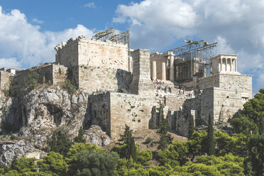 Griechenland, Athen, Blick auf den Parthenon - DEGF000186