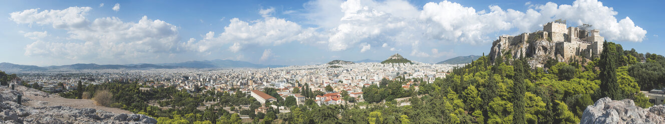 Griechenland, Athen, Panorama mit Parthenon - DEGF000324