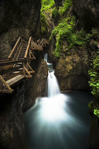 Österreich, Kaprun, Sigmund-Thun-Schlucht, lizenzfreies Stockfoto