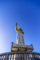 Nicaragua, San Juan del Sur, Christ of the Mercy statue - THAF001239