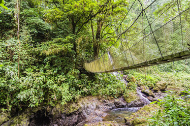 Costa Rica, Jungle, suspension bridge - THAF001242