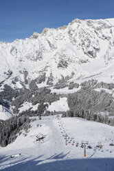 Austria, ski area Muehlbach-Hochkoenig in winter - WW003805