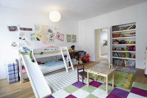 Interior of children's room stock photo