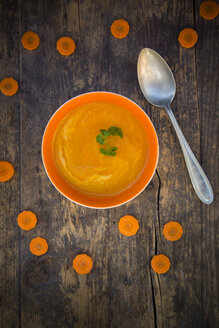 Bowl of carrot soup - LVF002916