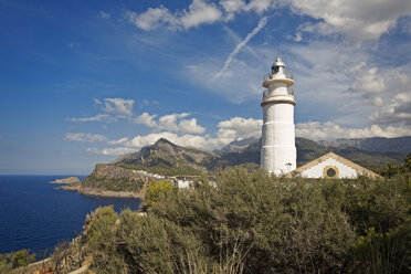 Spanien, Mallorca, Port de Soller, Leuchtturm von Cap Gros - MSF004493