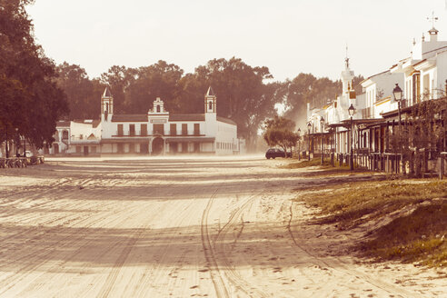 Spain, Andalusia, El Rocio, sand track - CHPF000086