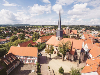 Deutschland, Hessen, Schlitz, Stadtbild - GSF000970